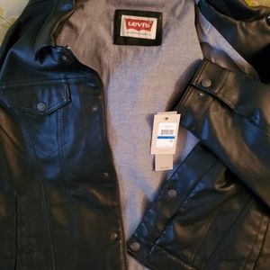 Mens Levis FAUX leather jacket.
